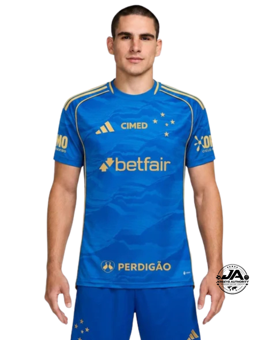 Camisa Cruzeiro III 2025/26 Com Todos os Patrocínios - Torcedor