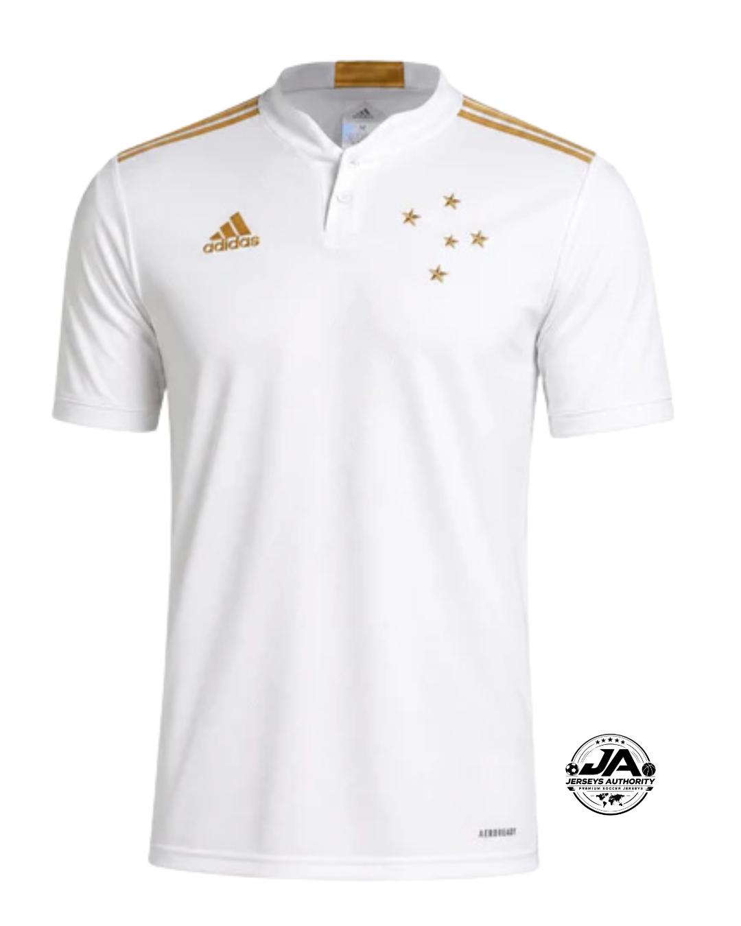 Camiseta Cruzeiro II 21/22 Adidas Blanco y Dorado - Aficionado