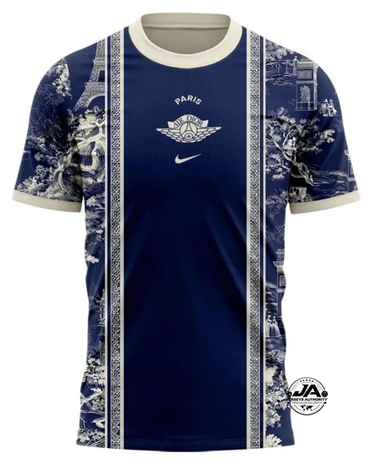 PSG Polo Vintage Paris Eiffel Tower Graphic 2026/27 - Player Version