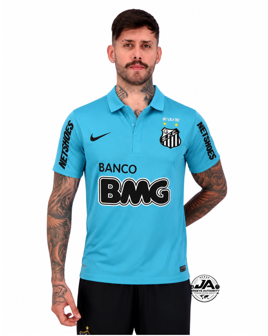 Santos Retro 12/13 Third Blue Jersey - Fan Version