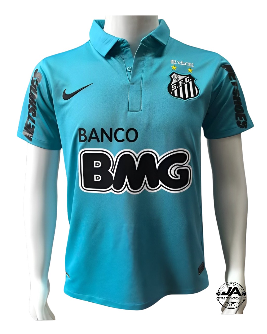 Santos Retro 12/13 Third Blue Jersey - Fan Version