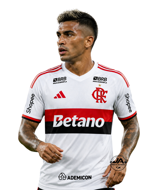 Camisa Flamengo II 2026/27 Away Full Sponsors - Versão Jogador Slim Fit