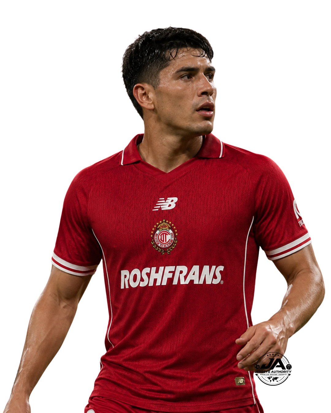 Player Version 26/27 Toluca Home Red Jersey - Slim Fit