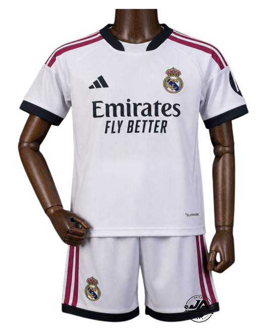 26/27 Kids Real Madrid Home Jersey