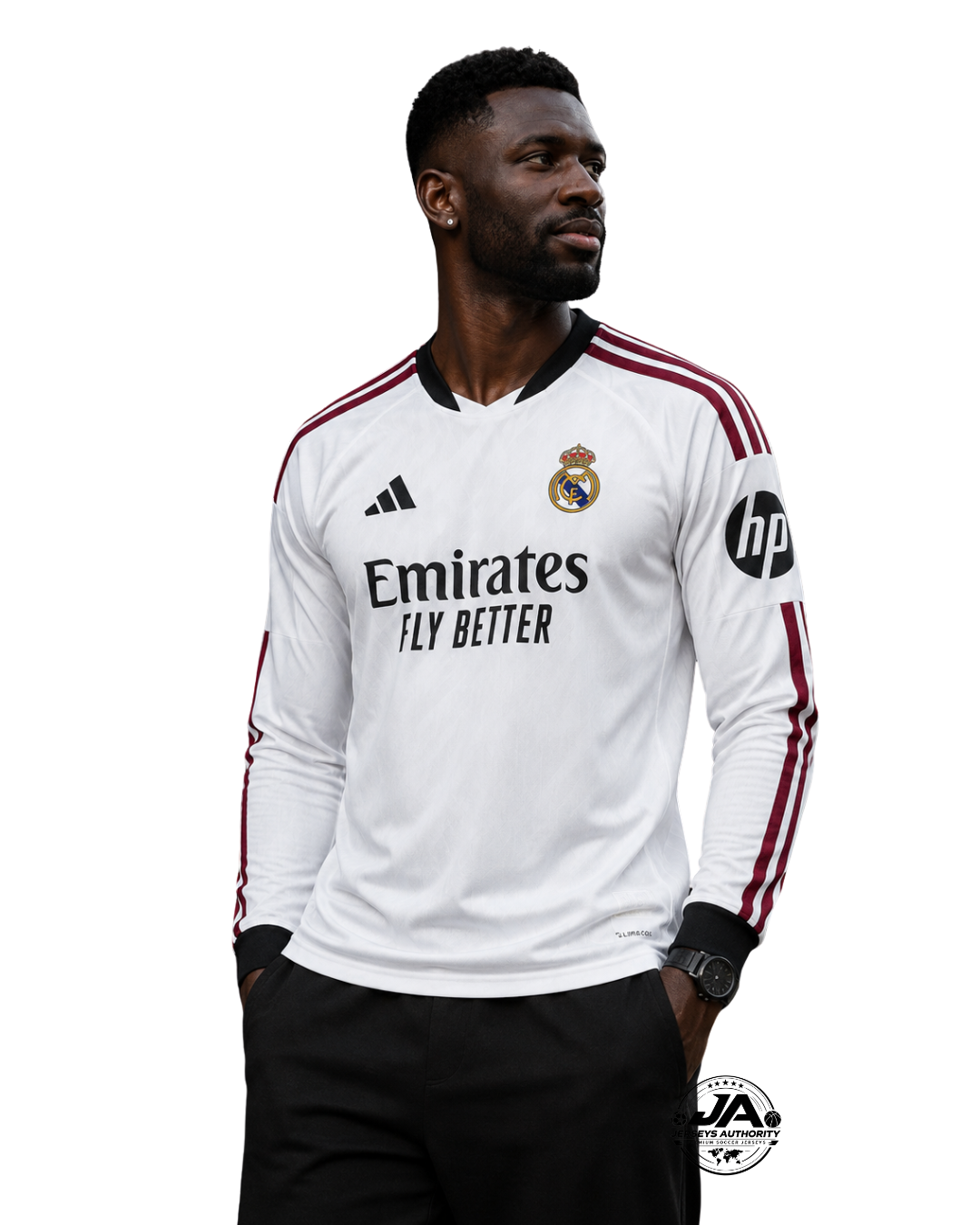 26/27 Real Madrid Home Long Sleeve Jersey - Fan Version