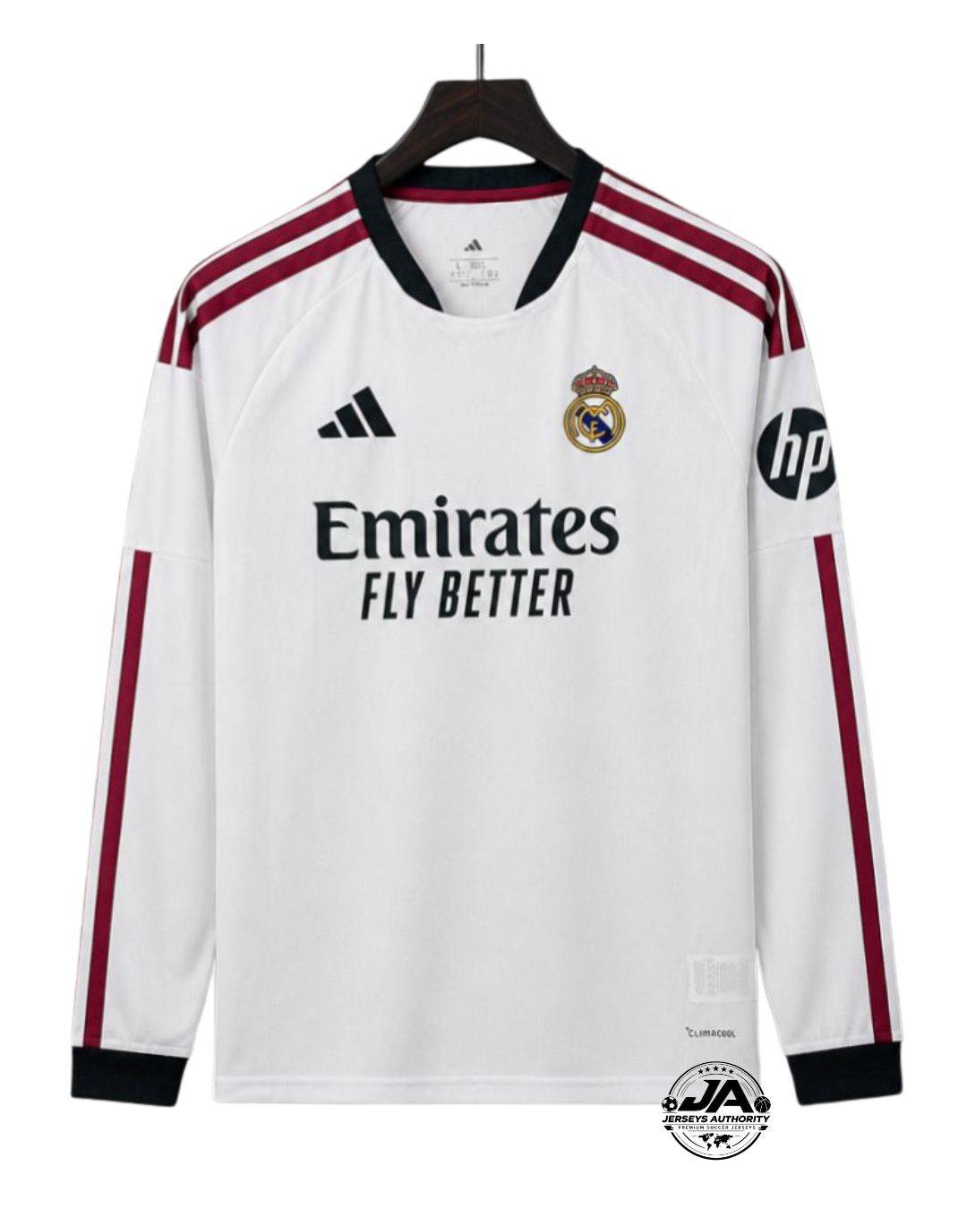 26/27 Real Madrid Home Long Sleeve Jersey - Fan Version