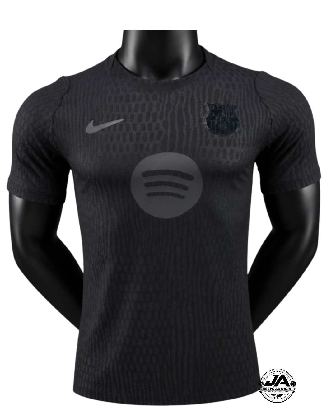 26/27 Barcelona Black Training Player Jersey - Slim Fit