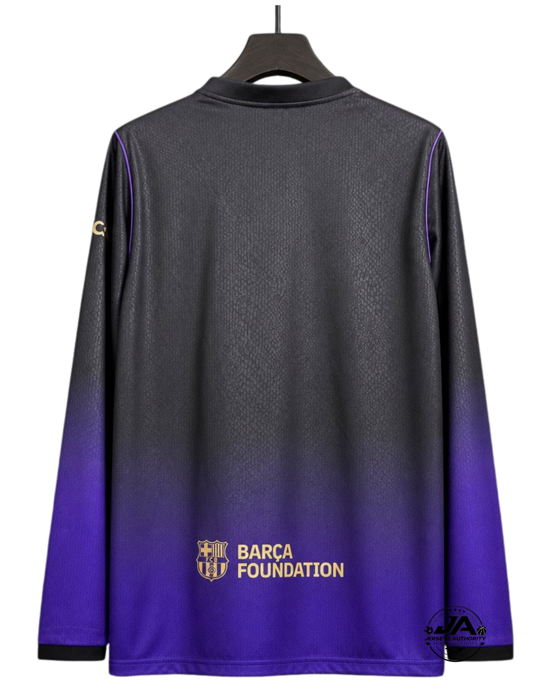 26/27 Barcelona x Kobe Bryant Black & Purple Gradient Long Sleeve Special Edition Jersey