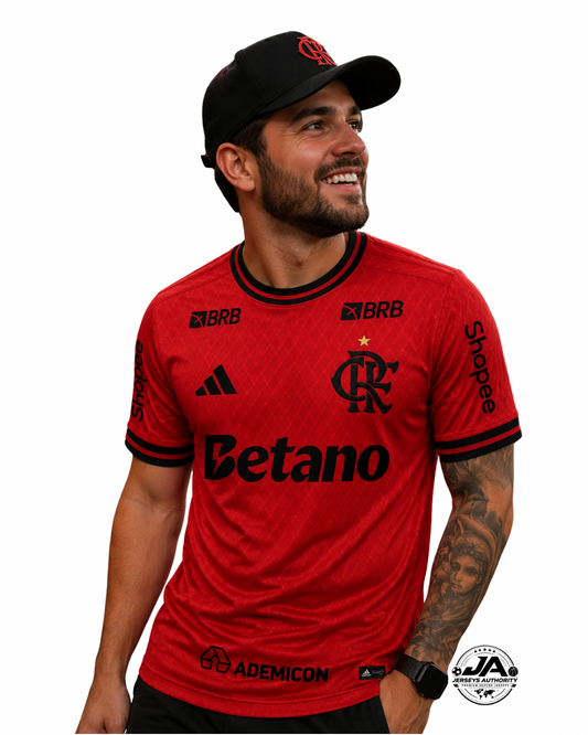 Flamengo 26/27 Special Edition Red Jersey Full Sponsors - Fan Version