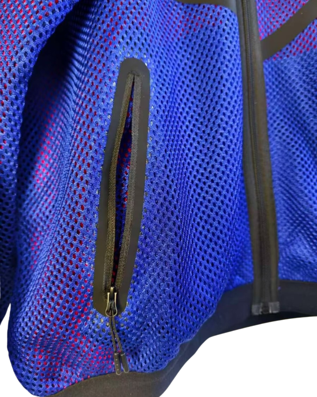 26/27 Barcelona Lightweight Breathable Mesh Windbreaker Blue Jacket