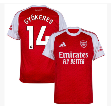 Arsenal Gyökeres 14 Home Fan Jersey 2025/26