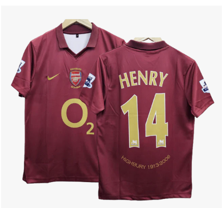 Arsenal 2005/06 Home Jersey - Retro Version