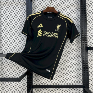 Liverpool 2025/26 Black Gold Edition Jersey