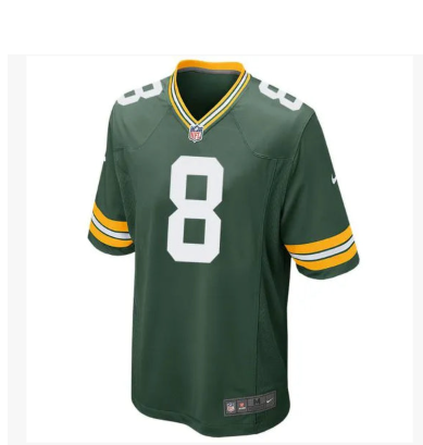 Josh Jacobs #8 Home Game Jersey - Green