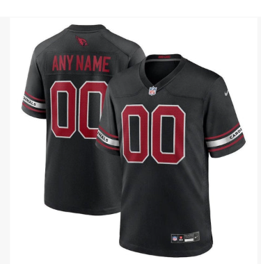 Arizona Cardinals Alternate Custom Game Jersey - Black