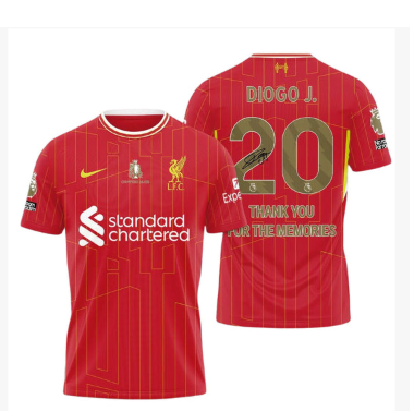 #20 Diogo J. Jersey Liverpool Home 2024/2025