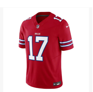 Josh Allen #17 Limited Jersey - Red