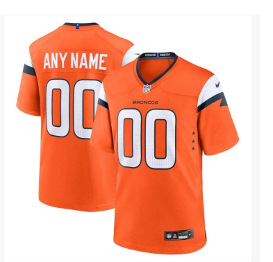 Denver Broncos Mile High Collection Custom Game Jersey - Orange
