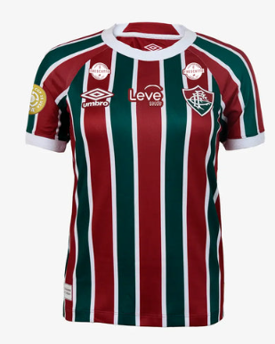 Camisa Feminina Umbro Fluminense 2025/26 I - All Sponsor e Patch Mundial