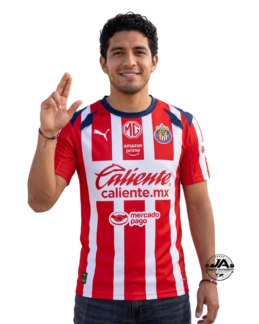 Camiseta de Chivas de Guadalajara Local 2025/26 - Versión Aficionado
