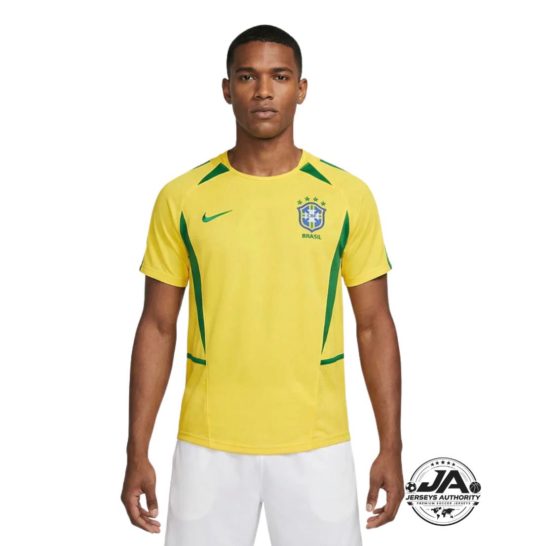 Jersey Nike Retro Brasil 2002 Fan