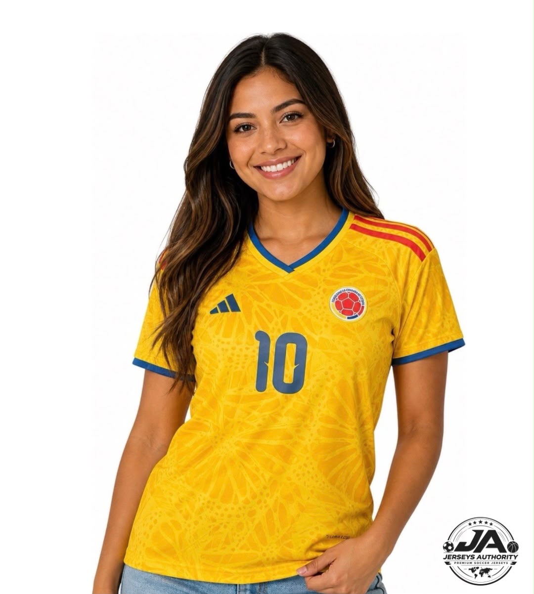 Wome's James Rodriguez 2026 Colombia Home Jersey - Fan Version World Cup 2026