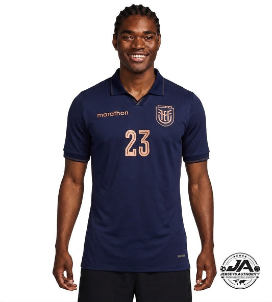 Ecuador M. Caicedo 23 Camiseta de Aficionado Visitante 2024/25