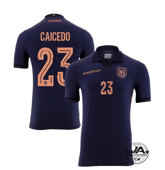 Ecuador M. Caicedo 23 Camiseta de Aficionado Visitante 2024/25