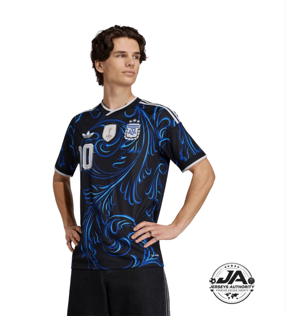 Argentina Away Messi 10 Fan Version Shirt 2026 World Cup