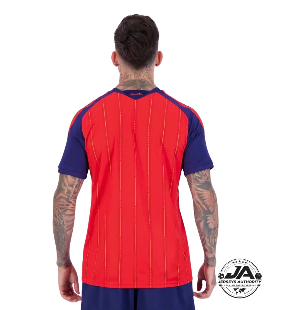 Spain 2026 Home Authentic Jersey - Player Version - Slim Fit