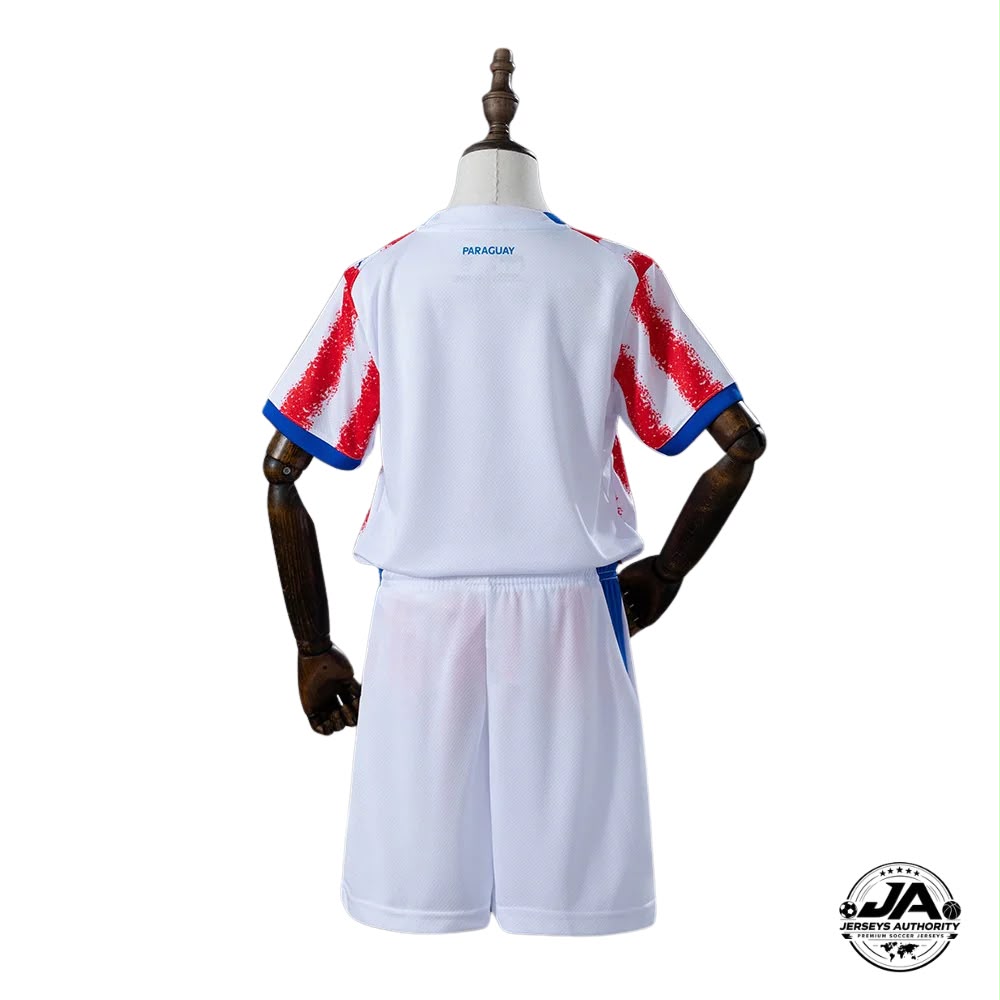 Paraguay Home 2026 Kit Kids - World Cup 2026