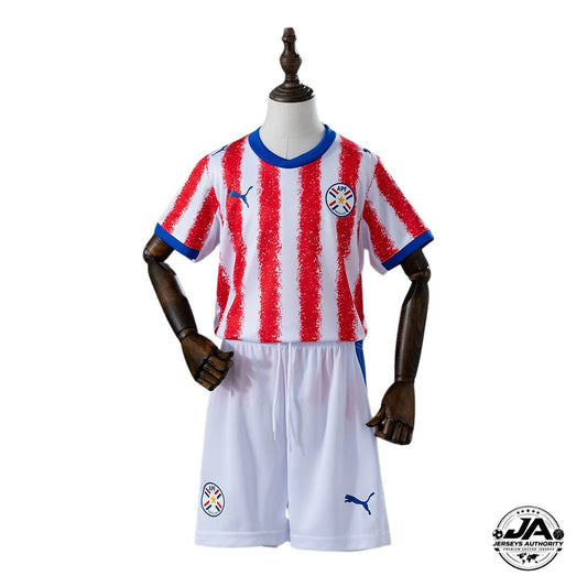 Equipación de casa de Paraguay para niños 2026 - Mundial 2026
