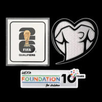 Patch - World Cup 2026 - UEFA Foundation 10 Years - Black - For Children