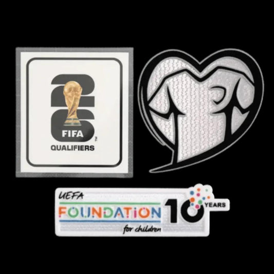 Patch - World Cup 2026 - Uefa Fundation 10 Years - Black - For Children