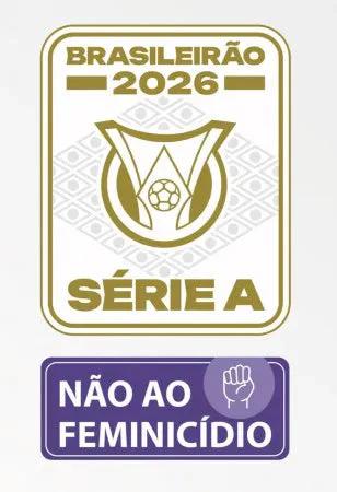 Patch - Brasileirão 2026 - Série A - Não ao Feminicídio