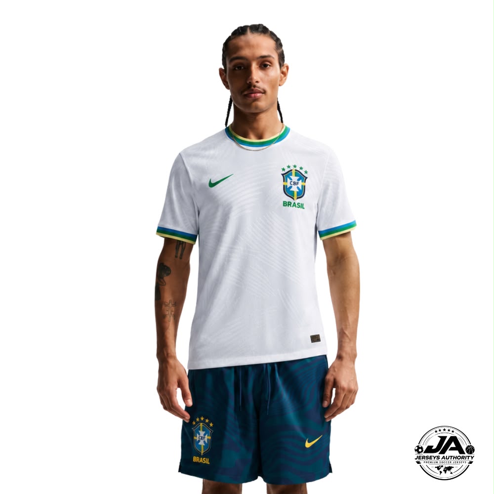 Brazil White Jersey 2026 - Player Version Slim Fit