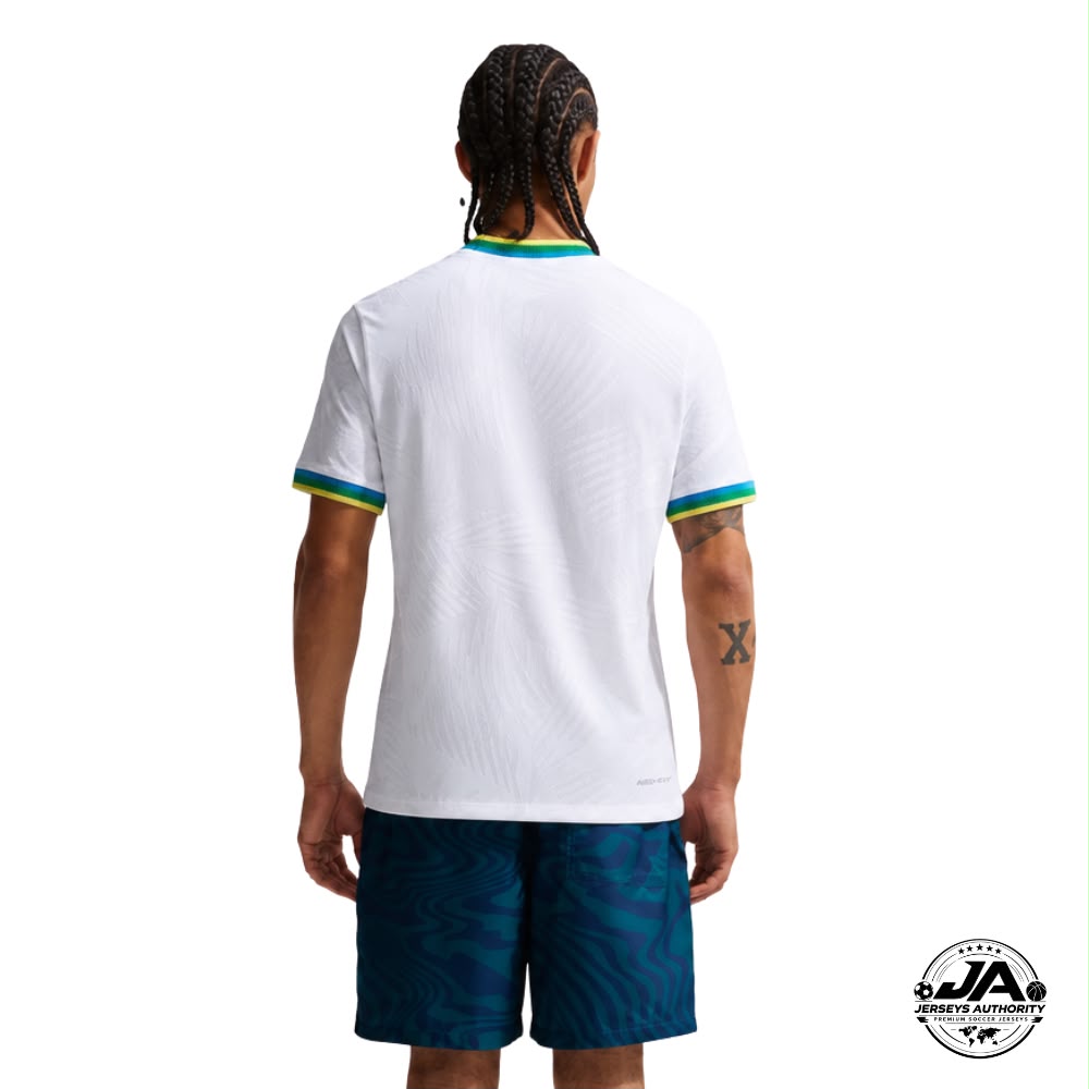 Brazil White Jersey 2026 - Player Version Slim Fit