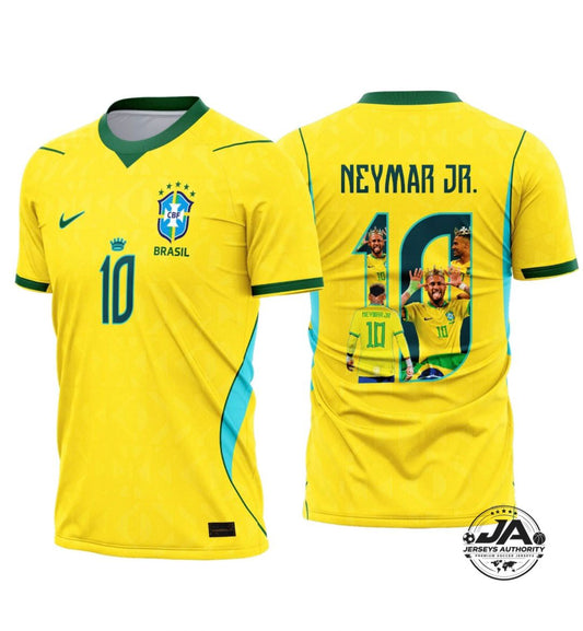 Camiseta Brasil - Especial personalizada Neymar Jr. #10 Brasil versión aficionado Mundial 2026