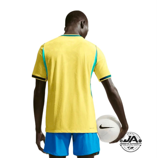 Brazil 2025/26 Home Jersey Player Version - Slim Fit