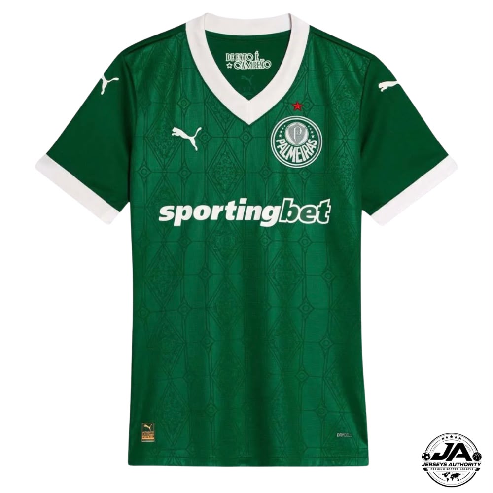 2025/26 Palmeiras Women's Home Jersey - Fan Version