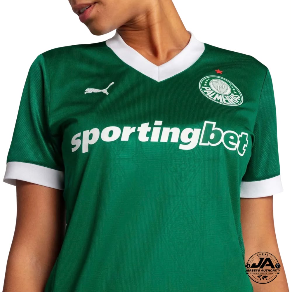 2025/26 Palmeiras Women's Home Jersey - Fan Version