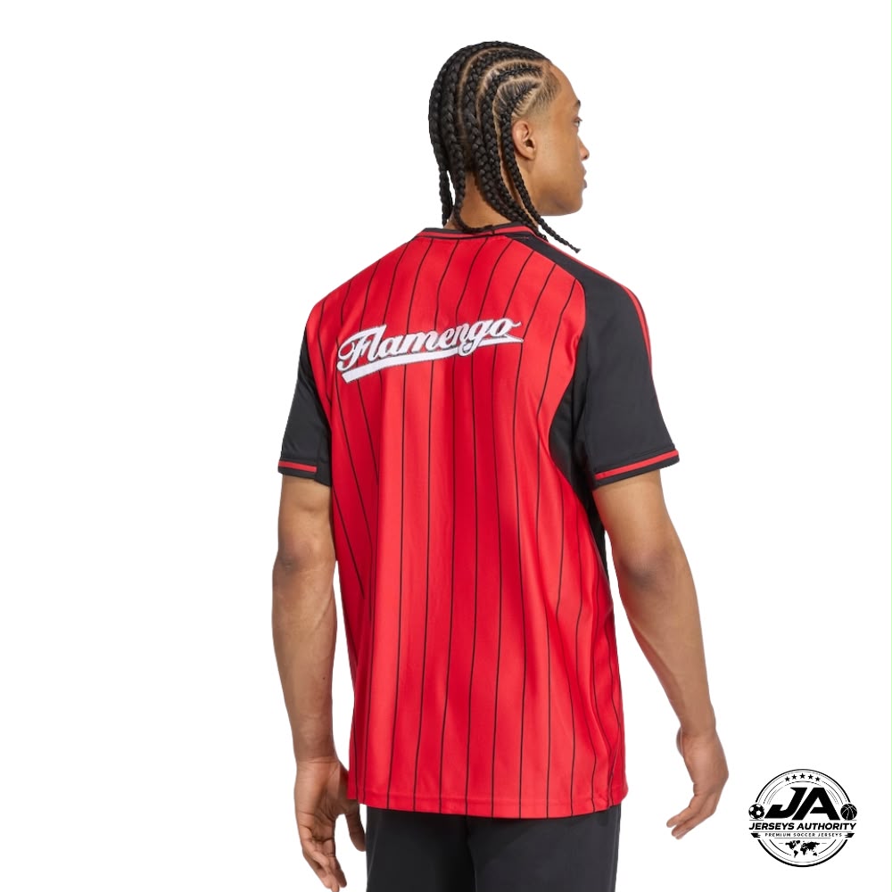 Flamengo Home Jersey 2025/26 - Version Baseball US Pack [Slim Fit]