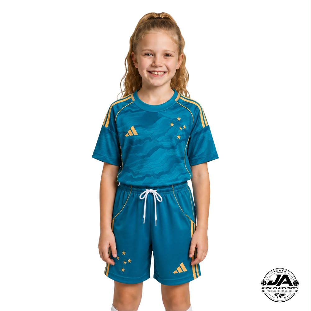 Set Kids Cruzeiro 2025/26 Third Jersey