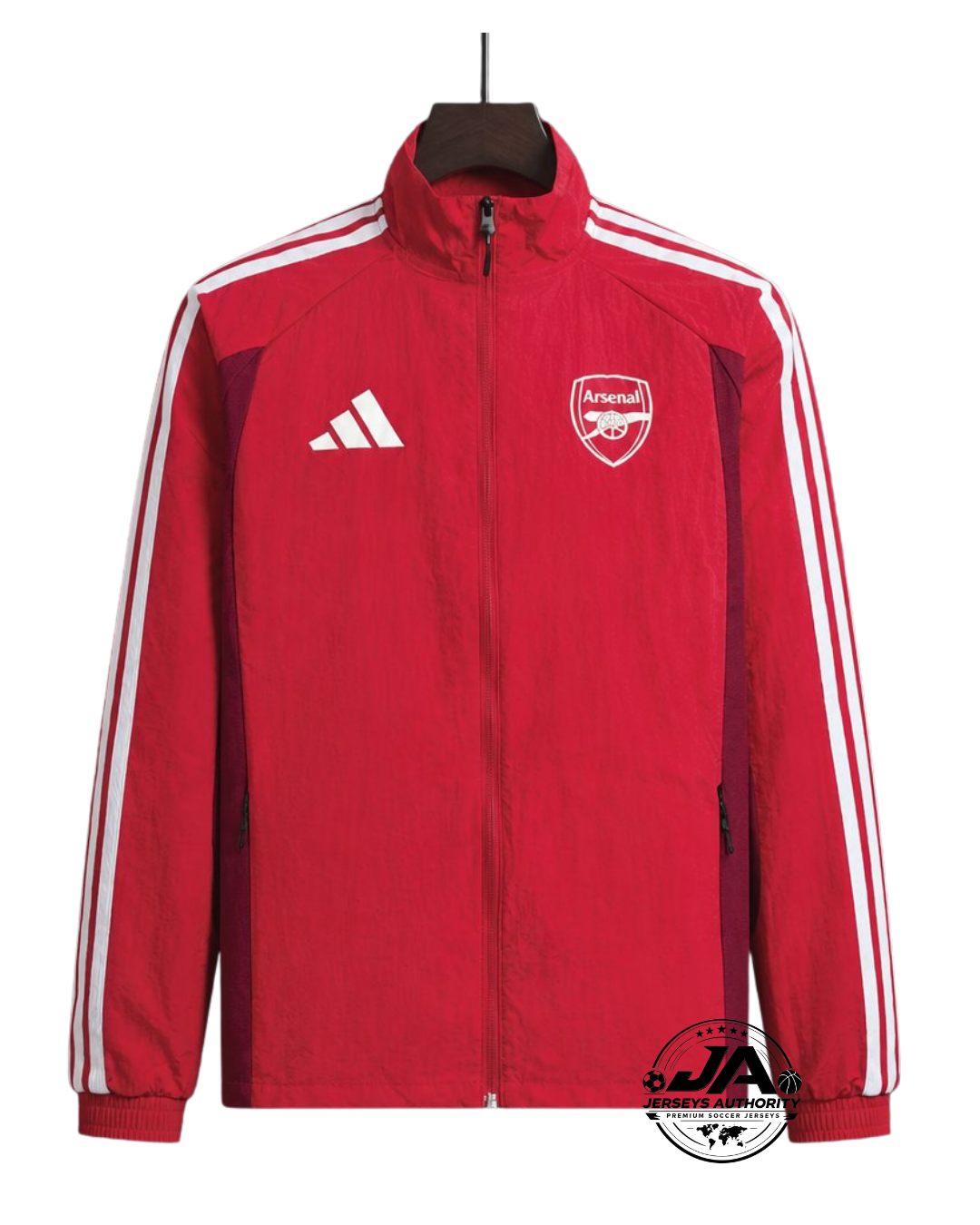 Arsenal red windbreaker front