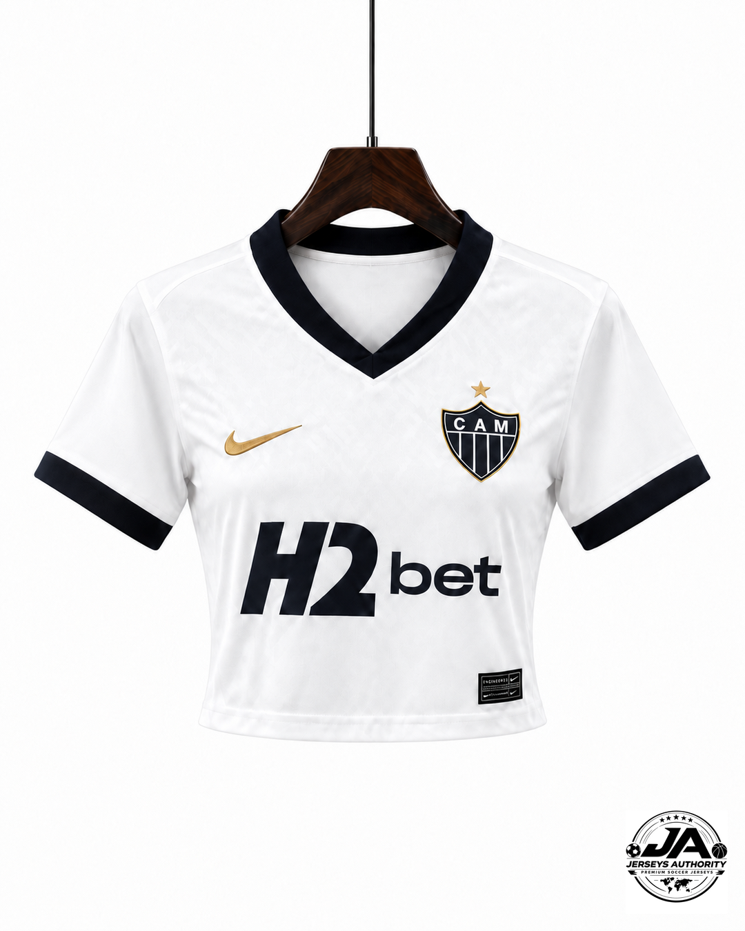 26/27 Women Atletico Mineiro Away White Cropped Jersey front