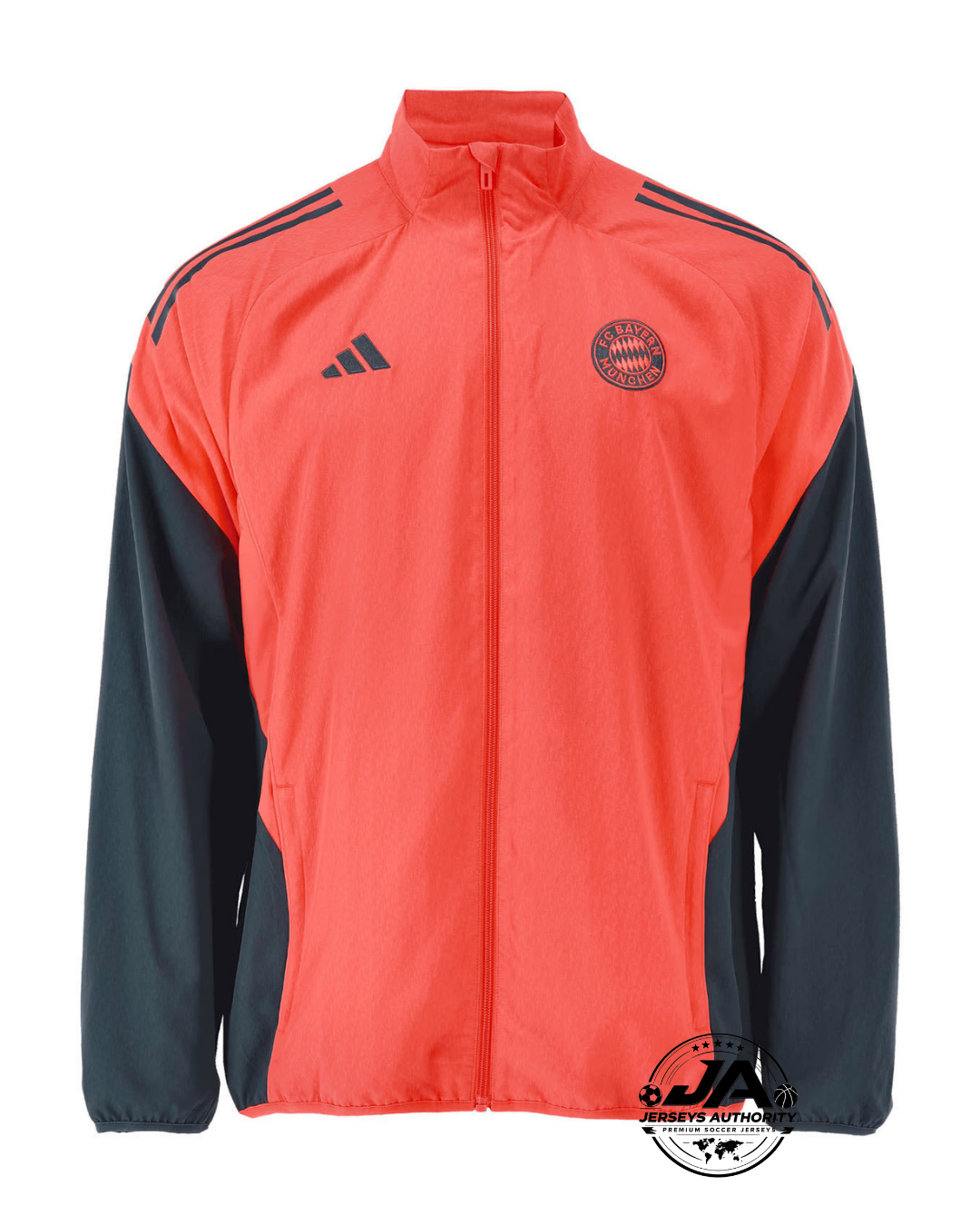 Bayern Munich orange windbreaker back