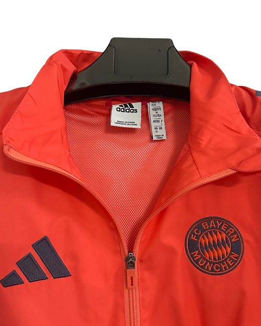 Bayern Munich orange windbreaker front