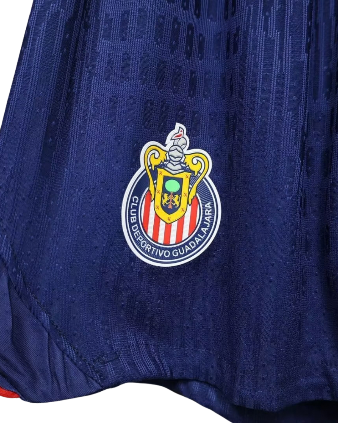 26/27 Chivas Guadalajara Away Blue Short crest detail