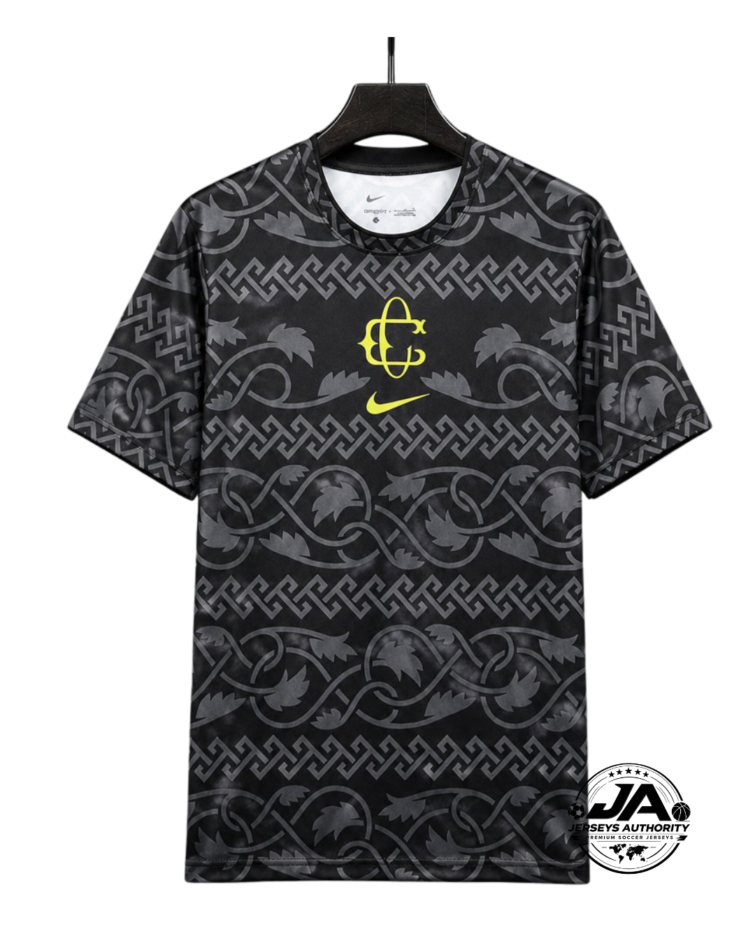 Chivas black pre-match jersey front