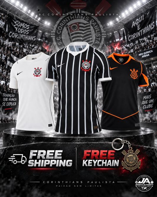 Corinthians 26/27 Home Away and Third jersey combo